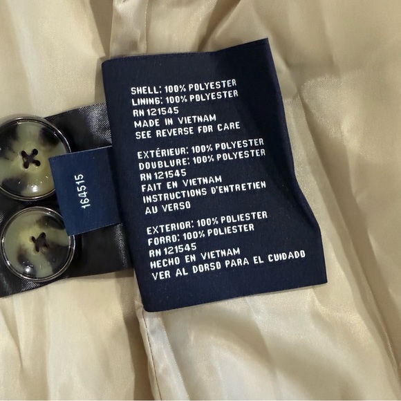 NWT. London Fog Women's Double-Breasted 3/4 Length Belted Trench Coat, - Picture 11 of 13